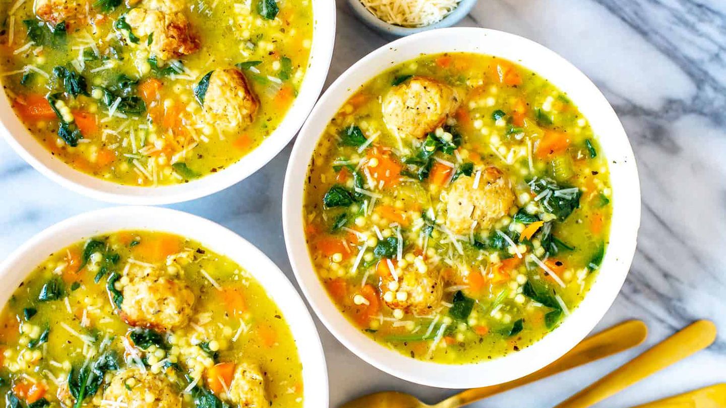 Instant pot Italian wedding soup