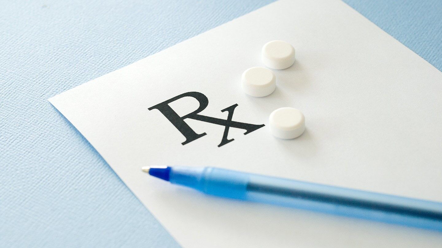 an RX pad and pills