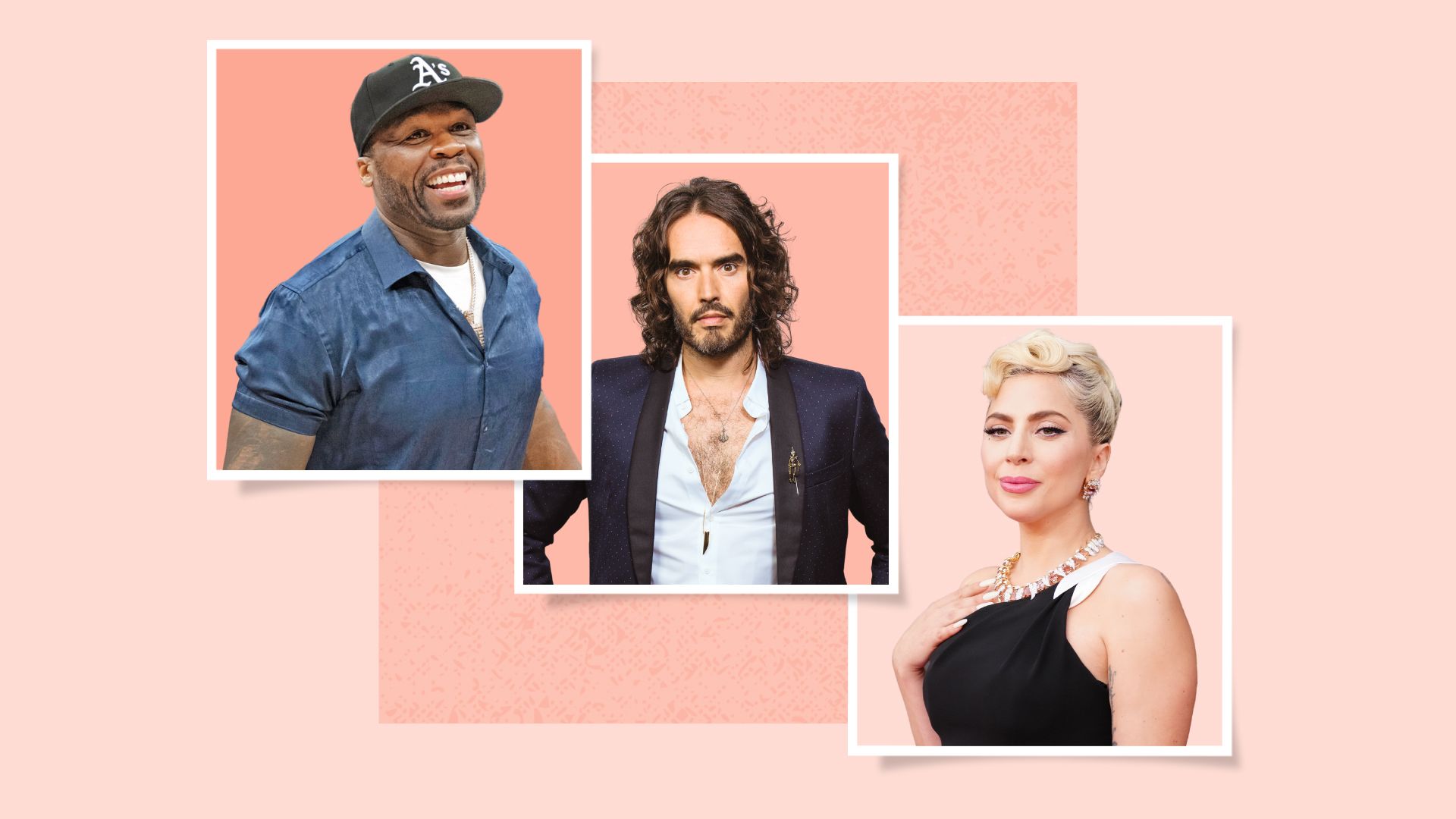 Celebrities-Who-Meditate 50 Cent, Russell Brand, Lady Gaga